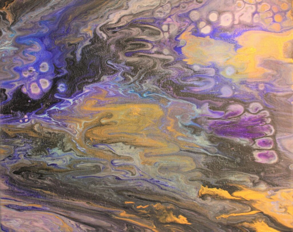 Big Foot - Acrylic Pour